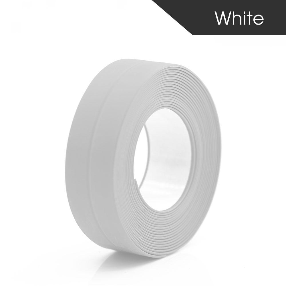 

PVC Waterproof Mildew-Proof Self-Adhesives Tape for Home Bathroom Wall Sticker Toilet Sink Edge Tape Sealing Caulk Glues Strip 20mm&1m