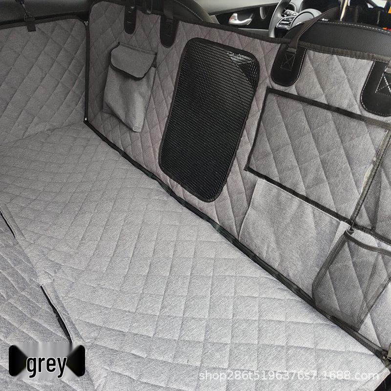 Waterproof Rear Car Seat Mat for Medium/Large Dogs - Anti-Stain, Protective Pet Barrier 137x148