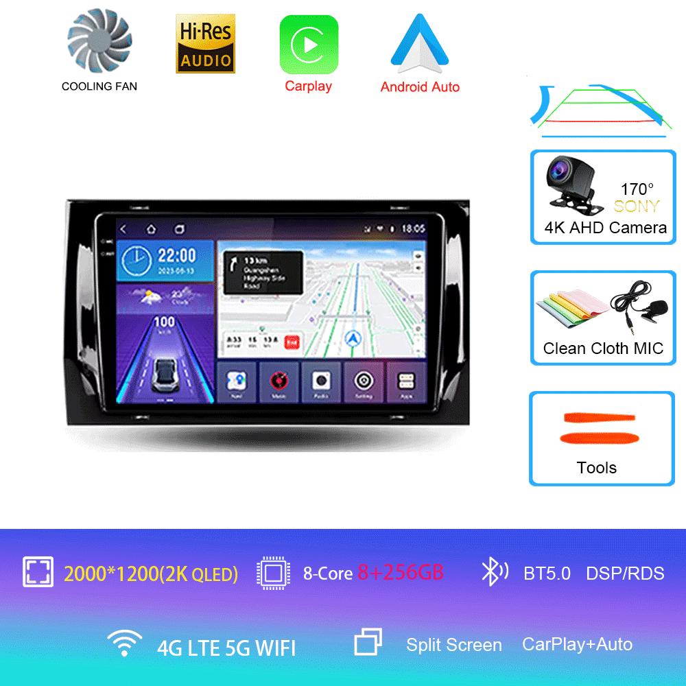 Car Radio Android 14 Carplay Auto For Skoda Kodiaq 2016 - 2021 Karoq NU7 2017 - 2021 Multimedia GSP 2Din Video DVD Player Stereo