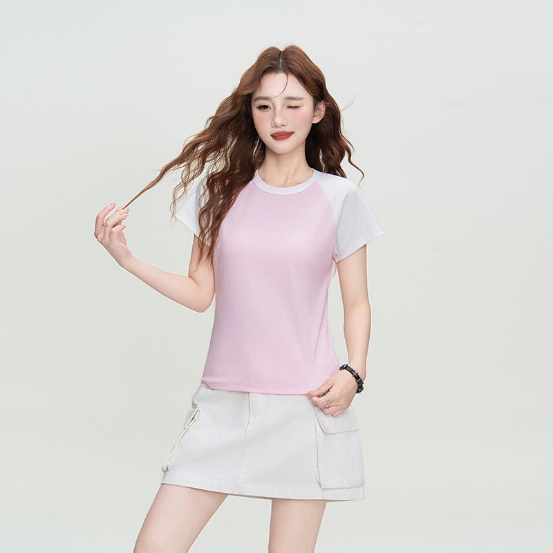 Summer Women's Short Sleeved T-shirt, Women's Outdoor Sports Short Sleeved Top