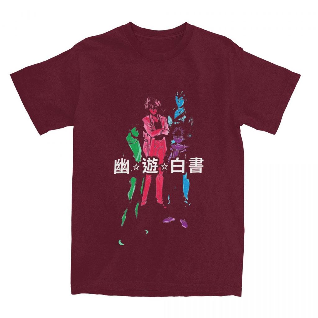 Mode Yu Yu Hakusho Aku No Mazoku T-Shirt Herren Damen 100% Baumwolle T-Shirts Bedruckte Kleidung