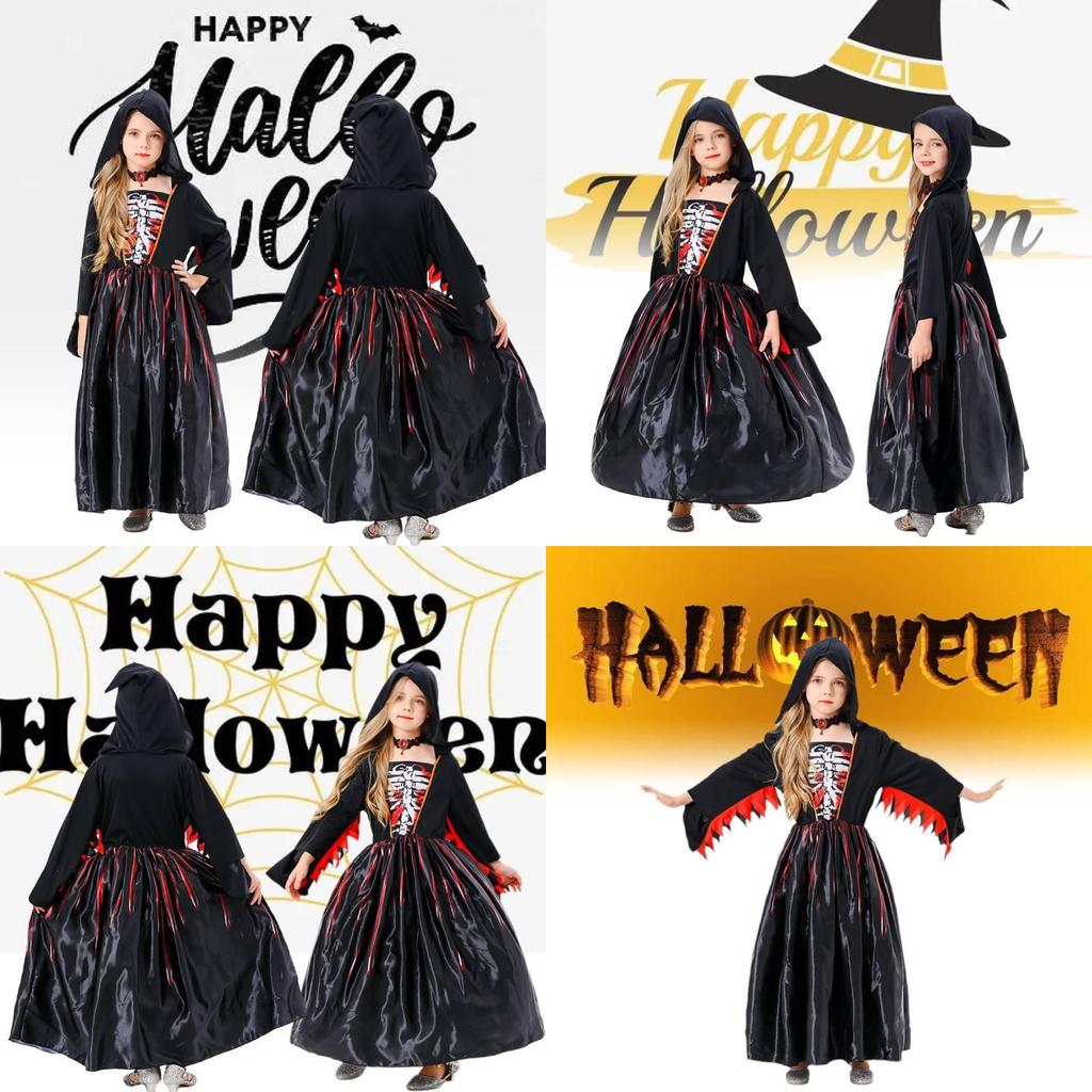 Enchanting Halloween Witch Costume For Girls Perfect For Cosplay And Parties