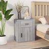 VidaXL Bedside Table Sonoma Grey 50x36x60 Cm Engineered Wood 816726