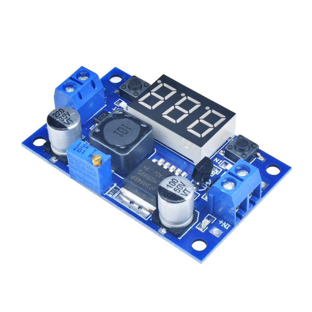 DC-DC LM2596 HW-319 Digital Display Step-Down Board Module Adjustable Output Voltage 4~40V To 1.25~37V