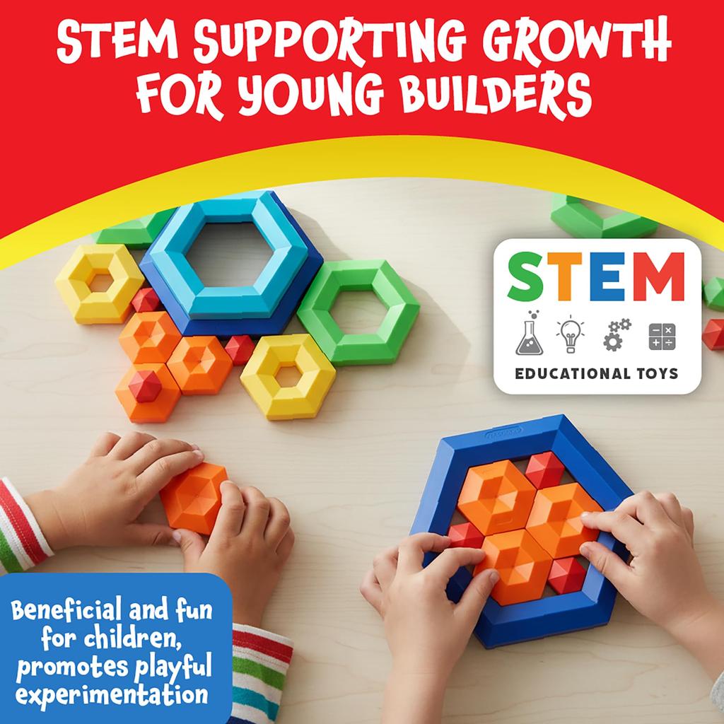 BorneLund Popular Playthings Hexacus 12-piece set (ages 2 and up) PPT19000