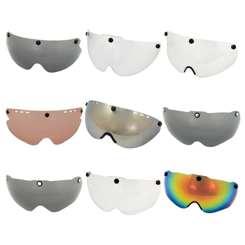 Magnetic Visors Lens For Motorcycle Helmets Featuring High Transparency Anti Fog Coating And Easy Installation PC Lens