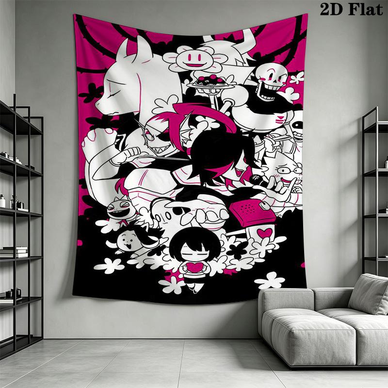 Undertale Pattern Home Decor Tapestry, Wall Hanging, Decorative RV Wall Cloth.XGT0914214