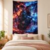 Akaza Demon Slayer Wandteppich hohe Qualität zur Dekoration von Wohnzimmer Schlafzimmer Studentenwohnheim Wänden ideal als Schlafzimmer Wandkunst oder Weihnachtsgeschenk