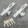 Double Sided Lock Set for Double Swing Doors Double Access Door Lock Set Simple Installation Fits 44 46mm Thick Doors