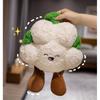 Cauliflower Cartoon Simulation Plush Toy Cute Backpack Pendant Children Doll