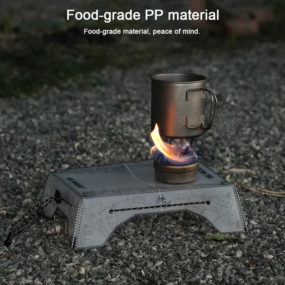 Portable Foldable Mini Camping Table Ultralight Outdoor Camping Table Tray Folding Tableware Hiking Equipment Cooking Supplies