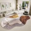 Light Luxury Irregular Living Room Decoration Carpet Fluffy Soft Rugs for Bedroom Minimalist Lounge Plush Rug Home Washable Mat
