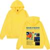 Quevedo El Baifo Sudadera con Estampado de Gira de Álbum para Hombre y Mujer Sudadera Vintage Otoño Invierno Holgada Casual Streetwear Pulóver