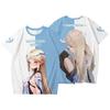 Games Wuthering Waves Galbrenr 3D Print T-Shirts Streetwear Men Fashion Oversized O-Neck Short Sleeved