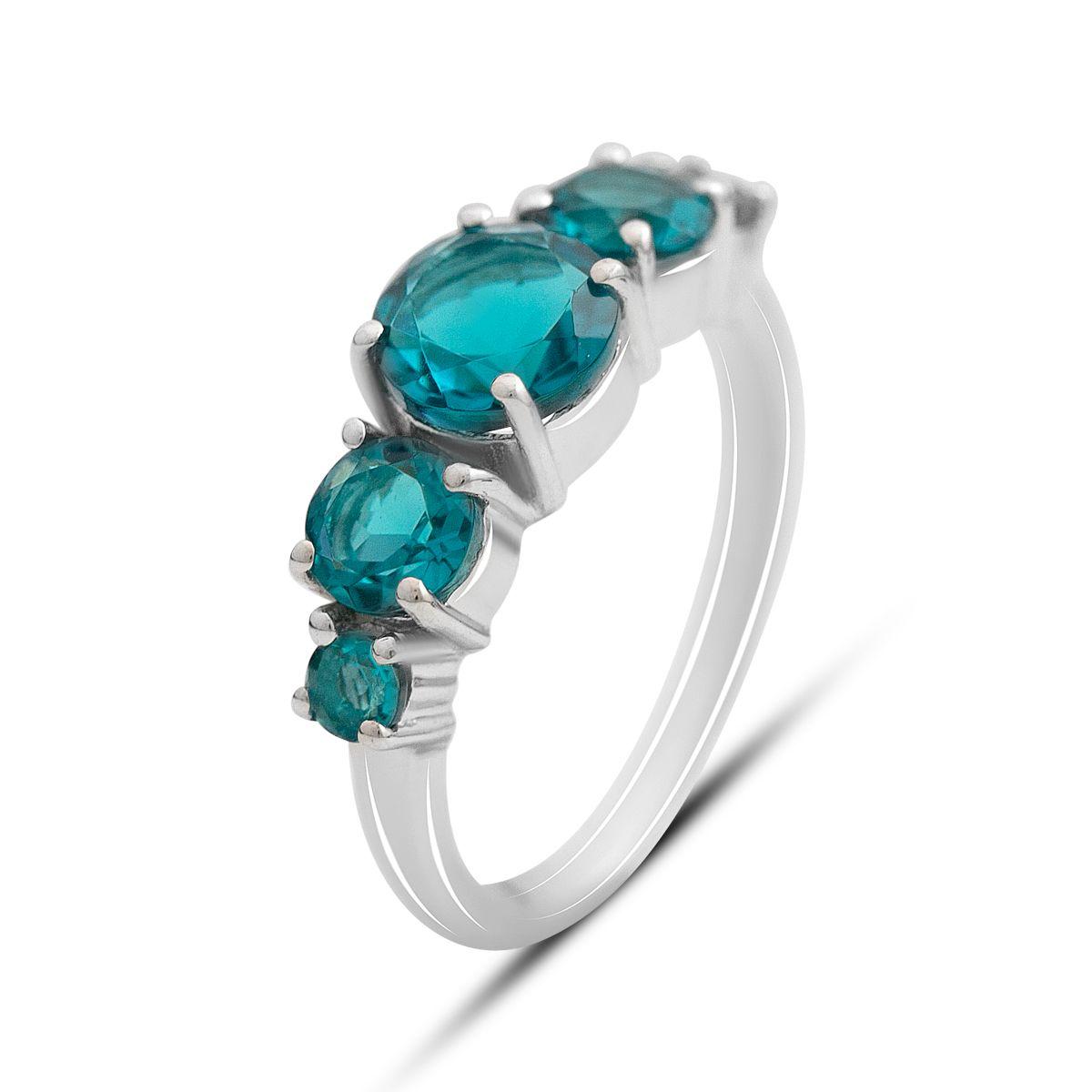 

Silver ring with emerald nano 1.9ct, product weight 3.22 g (2174172) 17 смарагдовий