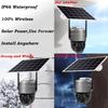 V380 5MP WIFI / 4G kamera Solární PIR detekce člověka Noční vidění Venkovní vodotěsné zabezpečení Video IP PTZ Camara CCTV monitor