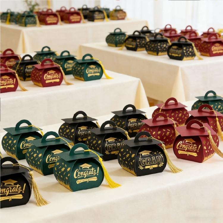 Scatola Memorabilia Unica per Cerimonia di Laurea Disegnata Come Un Cappello per Contenere Diplomi e Oggetti Preziosi