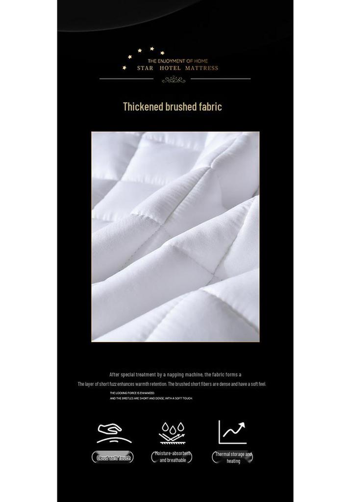Hotel Bed Protector: Stain-Proof Quilted Mattress Cover
