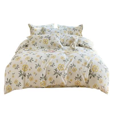 Yiyiai Cotton Printed Four-Piece Bedding Set