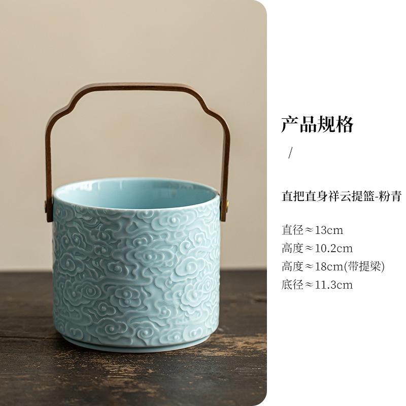 

Hand-held Fruit Dishes Elegant Pastry Plate Refreshment Fruit Plate Candy Bar Hospitality Dishes Chinese Tea Set Supplies Craft