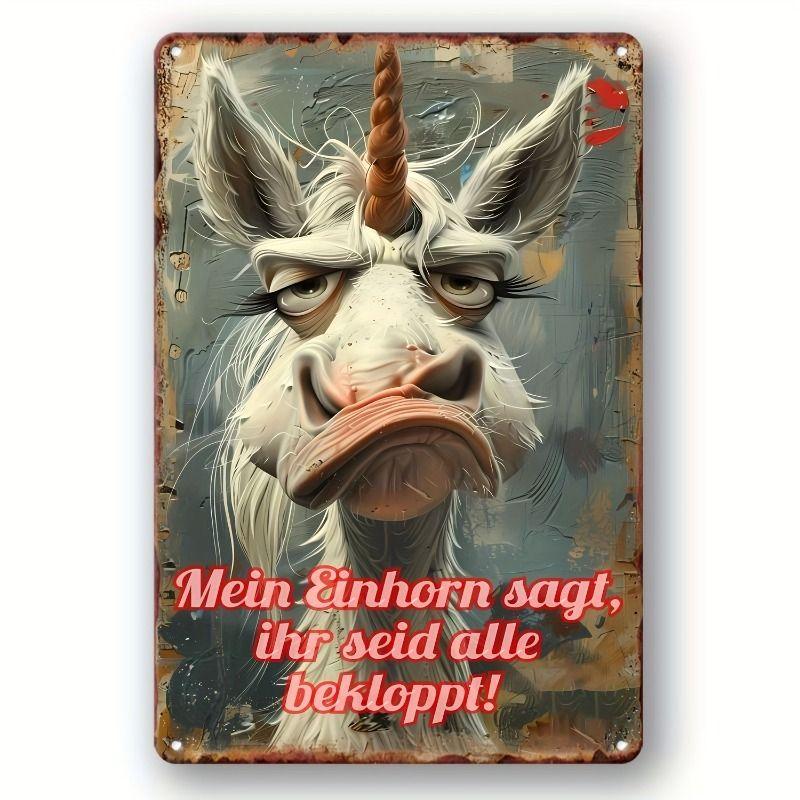 Retro Metal Animal Wall Art for Home Kitchen Farm Cafe Garden