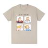 Koszulki z Memami o Haalandzie Zabawne Męskie Damskie Uroczy Nadruk Kreskówkowy Koszulka Codzienna Bawełniana Luźna Krótki Rękaw Letnie Topy Streetwear