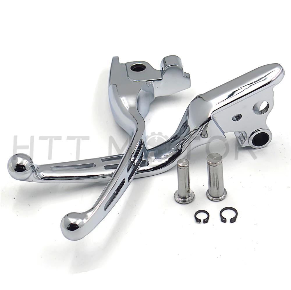 Brake Clutch Hand Lever For Harley Davidson 08-13 Touring 2014-Later FLHR and FLHRC Chrome/Black Motorcycle Parts