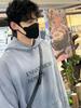 ERD Distressed Second Gen Letter Print Hooded Sweatshirt