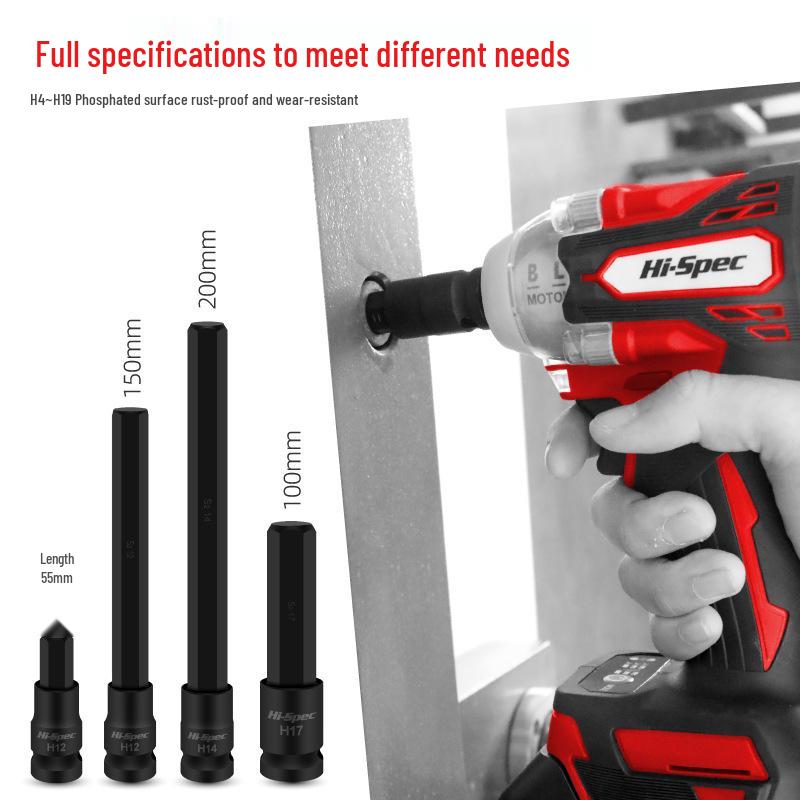 Hexagonal S2 Electric Impact Wrench Screwdriver Bit