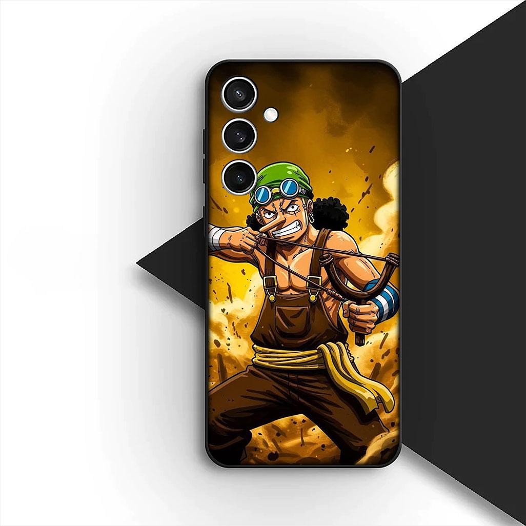 

Cover for Samsung Galaxy S20 S22 S21 FE Ultra Plus A07 A17 A15 A16 A25 A57 A37 Casing Phone Case Anime Usopp One Luffy Piece Galaxy A07