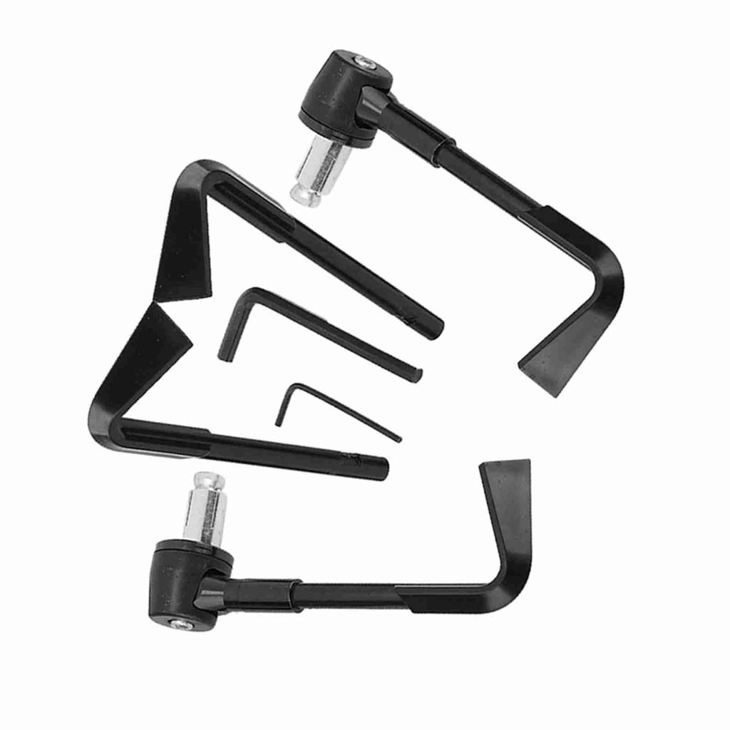 CNC Motorbike Handgrip Guard Brake Levers Protect Guard Motorcycle Protector Handlebar(Black)