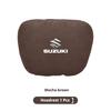 Car Headrest Lumbar Rest Cushion Neck Support Neck Pillow For Suzuki S-Cross Swift SX4 Vitara Jimny Grand-Vitara Alto Ciaz Lgnis 1RF6A