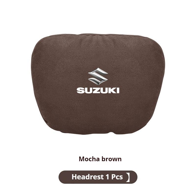 Car Headrest Lumbar Rest Cushion Neck Support Neck Pillow For Suzuki S-Cross Swift SX4 Vitara Jimny Grand-Vitara Alto Ciaz Lgnis 1RF6A