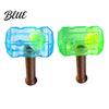 Outdoor Training Toys 2Pcs Squeaky Hammer Dog with Tennis Ball Inside, Interactive Fetch Toys, Inside Toy Rubber Chew for Medium Large Dogs