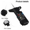 Fine Workmanship LCD Tire Tread Depth Measuring Gauge High Universality Fitment