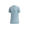 Adidas Classic Style Logo Short Sleeve T-Shirt Women Tops Blue DY7734