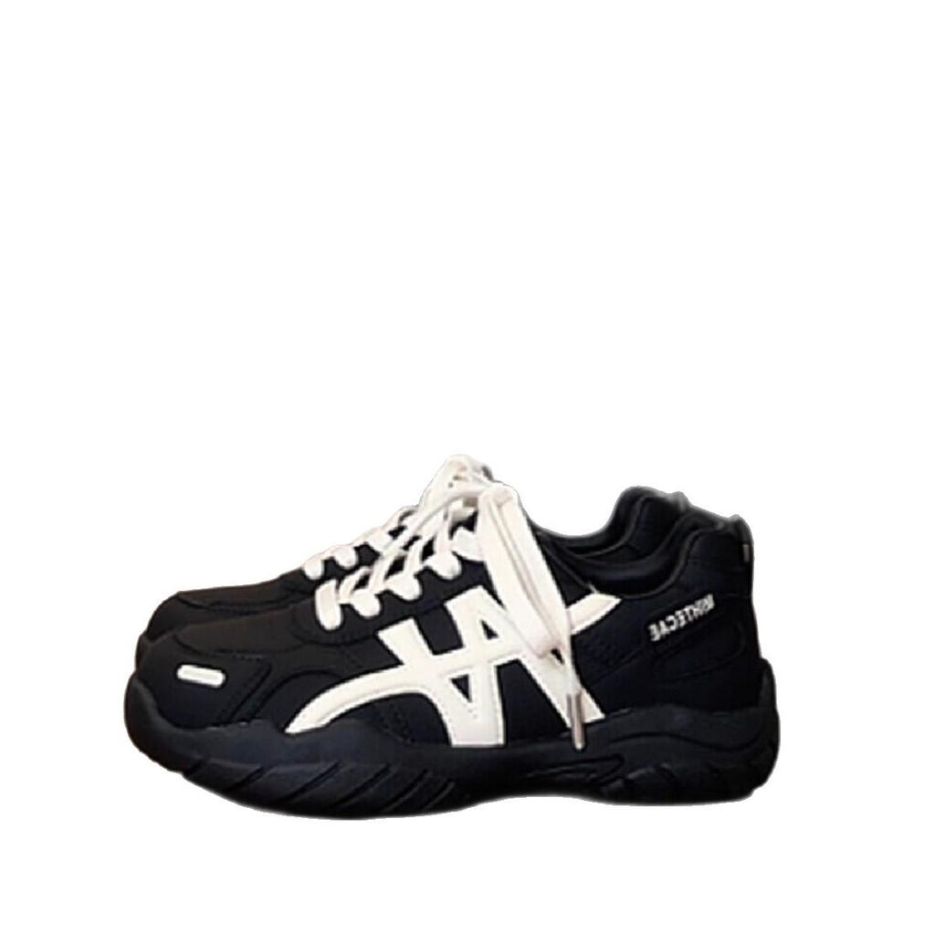 Thick-soled Dexun Shoes Women's 2025 New Autumn Soft-soled Women's Shoes Forrest Gump Dad Shoes Versatile Casual Sports Shoes