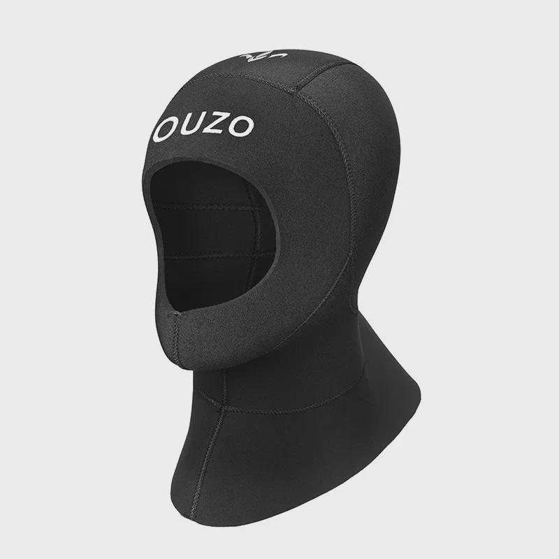 OUZO 5mm Diving Hood: Thickened Cold-Proof Snorkeling & Surfing Cap for Winter Swimming