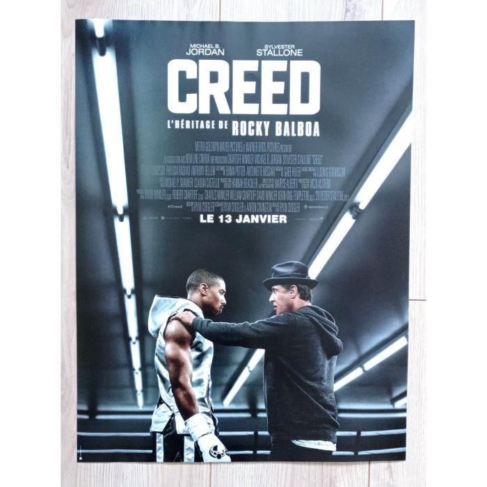 

CREED Affiche Cinéma Roulée Petit format 53x40cm Ryan Coogler, Sylvester Stallone
