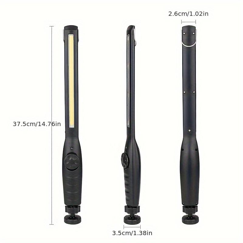 1- 4Pack COB+LED Flashlight Magnetic Work Light USB Rechargeable Torch Portable Lantern Inspection Light Camping Car Repair Lamp