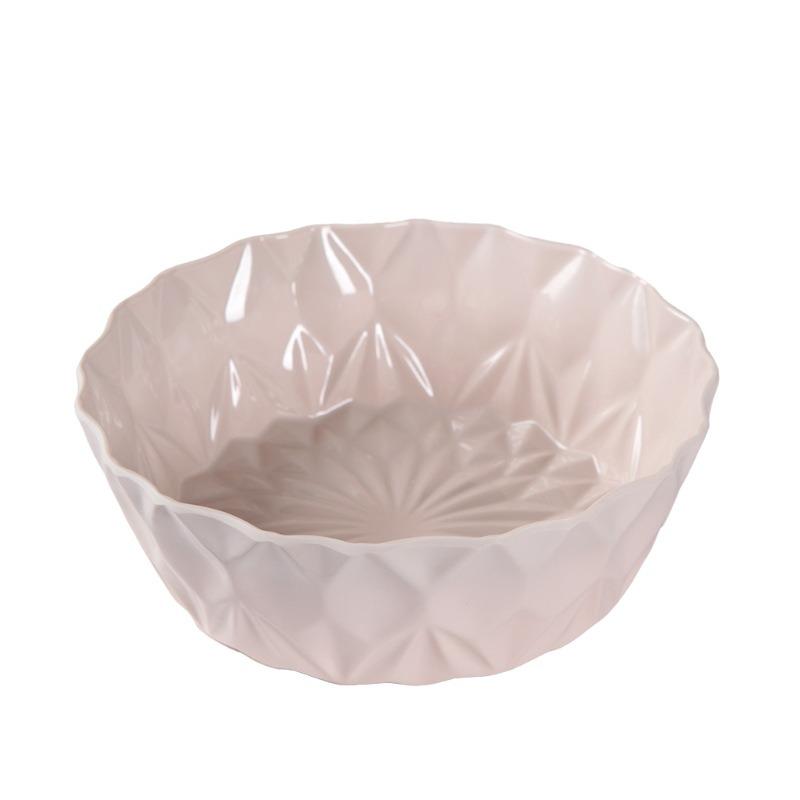 Haushaltswaren Obstteller Kreativer Ins-Stil Einfacher Neujahrs-Obstteller Porzellanimitat Leichter Luxus Einfarbiger Obstteller