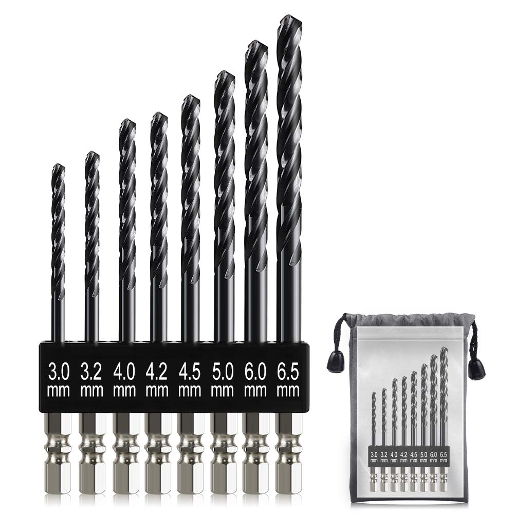 ONUEMP Hex Drill for Stainless Steel, Short Drill Set, Ultra High Hardness, New Easy