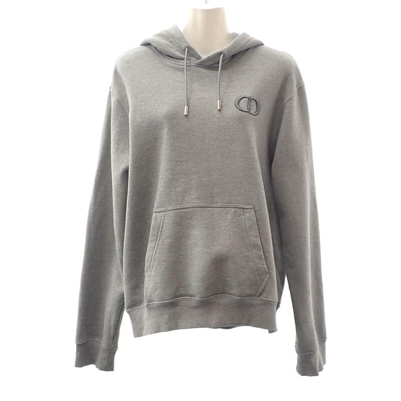 

Dior 113J698A0531 XL Parker gray cotton mens