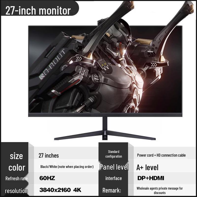144Hz 24-32 inch Curved Computer Monitors: 2K & 4K Display for Office & Esports