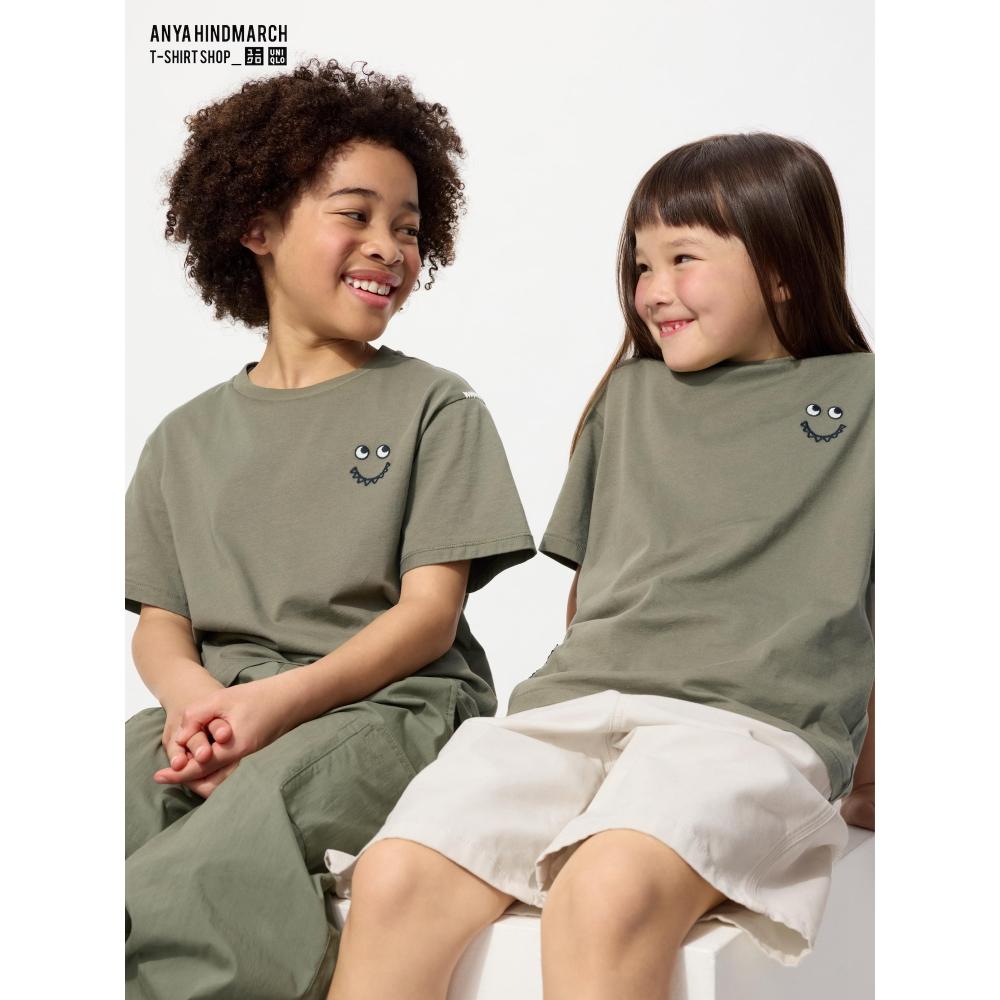 

Uniqlo Футболка с круглым вырезом KT1easy Japan 54 GREEN/140