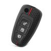3-Tasten Silikon Auto Fernbedienung Schlüsselanhänger Hülle für Ford Ranger C-Max S-Max Focus MK3 Galaxy Mondeo Transit Tourneo Custom