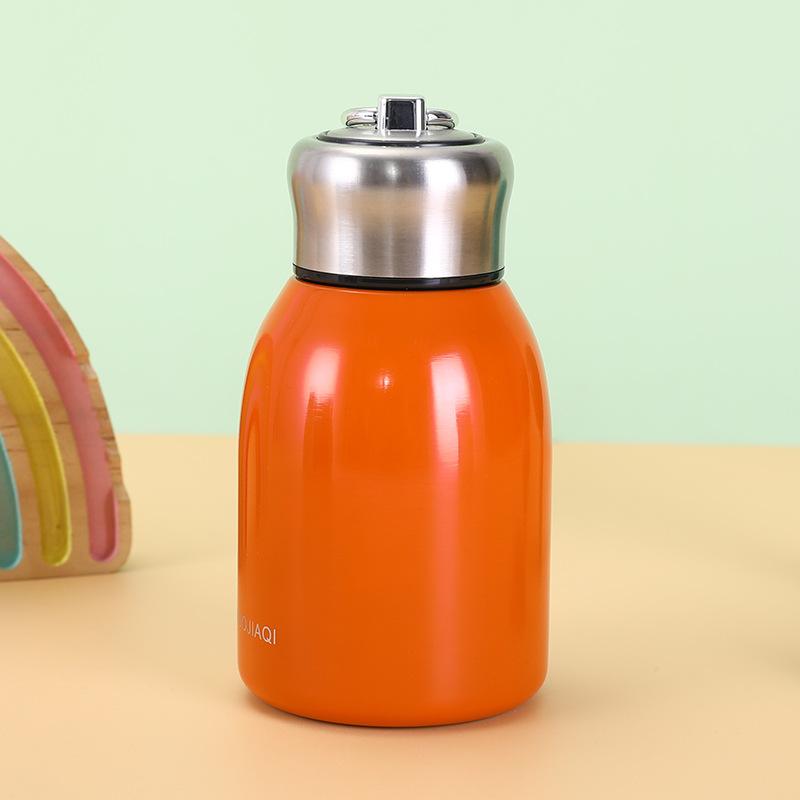 New Stainless Steel Small Fat Cube Water Cup Portable Ring Pocket Cup Double Vacuum Stainless Steel Thermos Cup