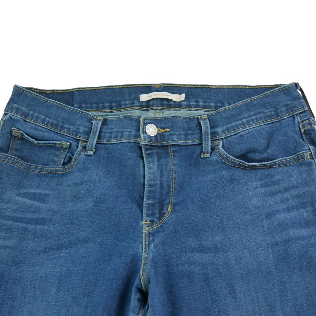 Seconde vie - Jean Femme Levis 710 Super Skinny Bleu - Excellent état
