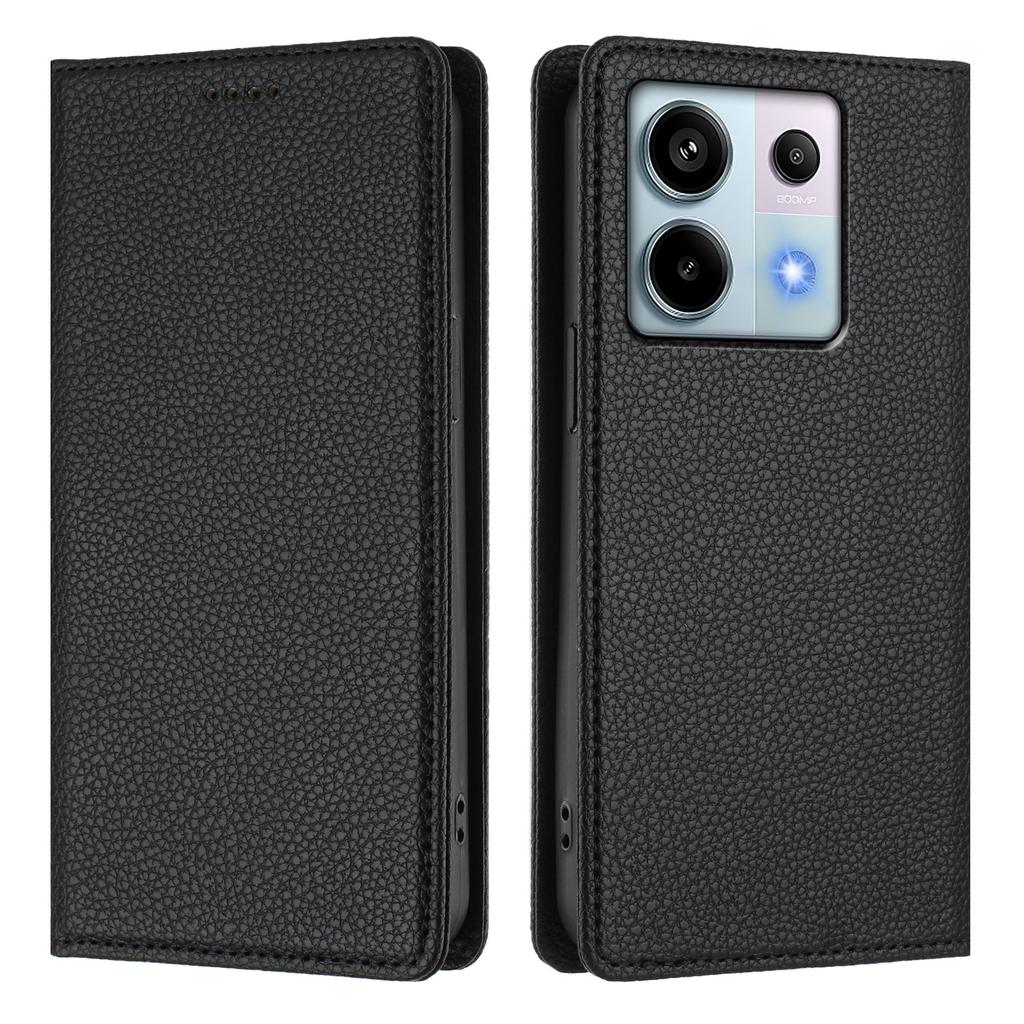 Pentru Xiaomi Poco X6 5G/Xiaomi Redmi Note 13 Pro 5G Husă Portofel Blocare RFID Textură Litchi Piele Husă Mobil