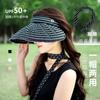 Women's Hat, Foldable, Open-top Design, Sun Hat, Fabric Hat, Versatile, Sun-protective, UV-resistant